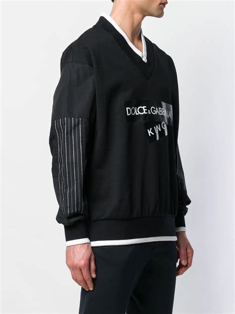 dolce gabbana basic sweatshirt herren|dolce gabbana sweatshirts men's.